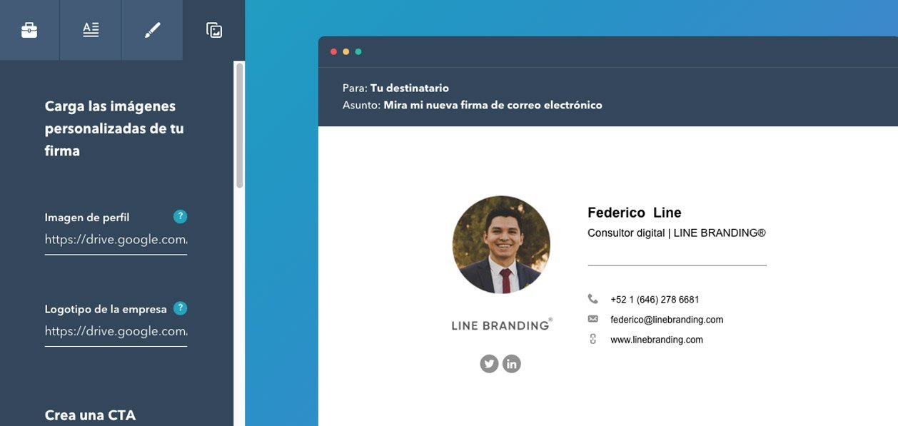 Cómo Crear Una Firma De Correo Electrónico Profesional Line Branding 5216